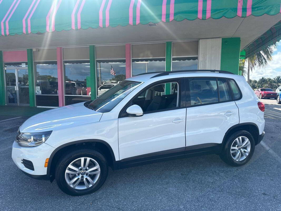 2017 Volkswagen Tiguan for sale at Tropical Auto Sales in North Palm Beach, FL