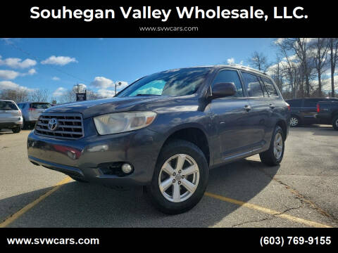 2010 Toyota Highlander for sale at Souhegan Valley Wholesale, LLC. in Derry NH