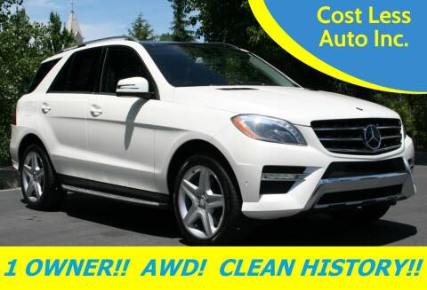 2013 Mercedes-Benz M-Class for sale at Cost Less Auto Inc. in Rocklin CA