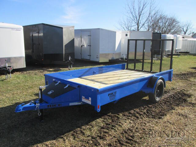 2026 Rice Trailers Single Axle Utility SST7612