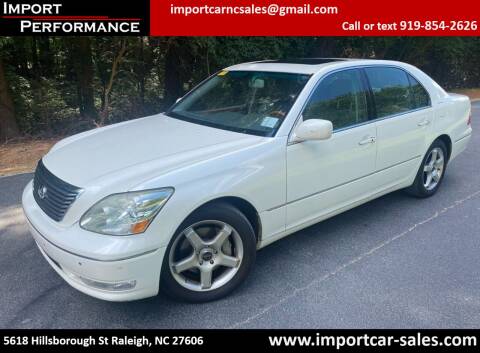 2004 Lexus LS 430 for sale at Import Performance Sales in Raleigh NC