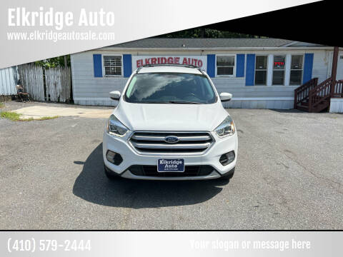 2018 Ford Escape for sale at Elkridge Auto in Elkridge MD