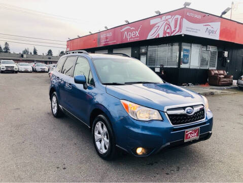 2015 Subaru Forester for sale at Apex Motors Lakewood LLC in Lakewood WA