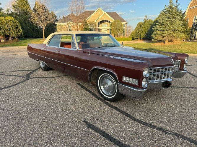Brown 1966 Cadillac DeVille 1