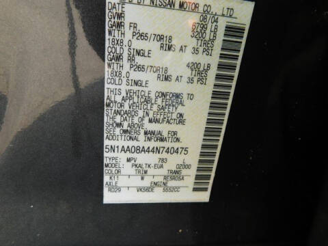 2004 Nissan Armada SE