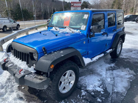Jeep Wrangler Unlimited For Sale in Epsom, NH - Route 4 Motors INC