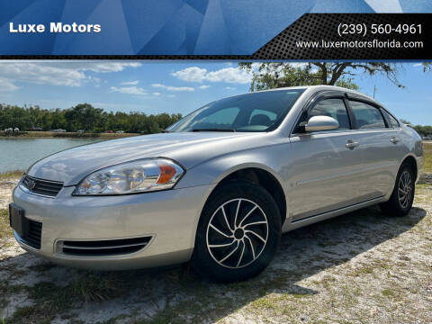 2007 Chevrolet Impala for sale at Luxe Motors in Fort Myers FL