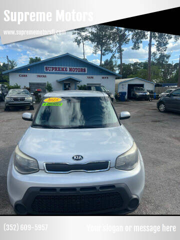 2015 Kia Soul for sale at Supreme Motors in Leesburg FL