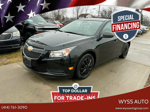 2014 Chevrolet Cruze for sale at Wyss Auto in Oak Creek WI