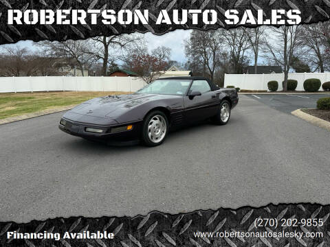 1993 Chevrolet Corvette for sale at ROBERTSON AUTO SALES in Bowling Green KY