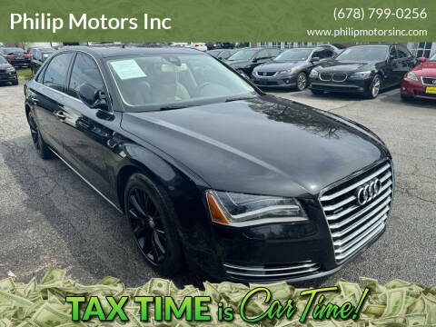 2012 Audi A8 L for sale at Philip Motors Inc in Snellville GA