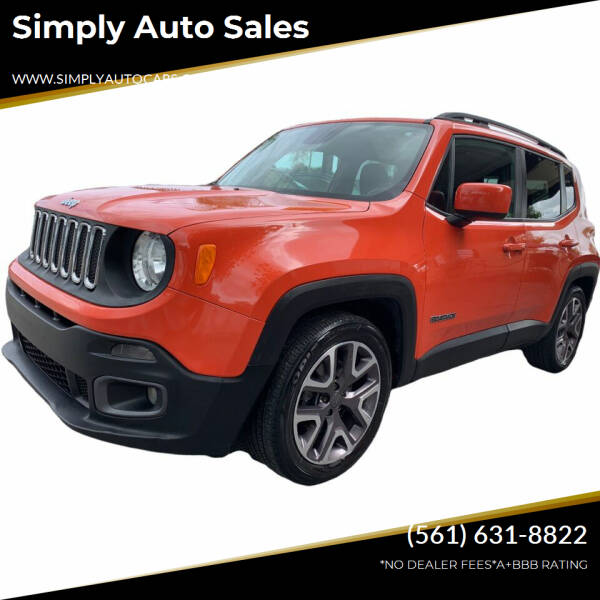 2015 Jeep Renegade for sale at Simply Auto Sales in Palm Beach Gardens FL