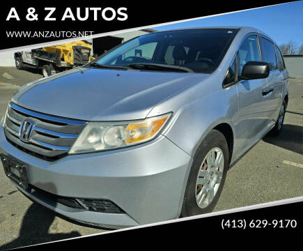 2011 Honda Odyssey for sale at A & Z AUTOS in Westfield MA