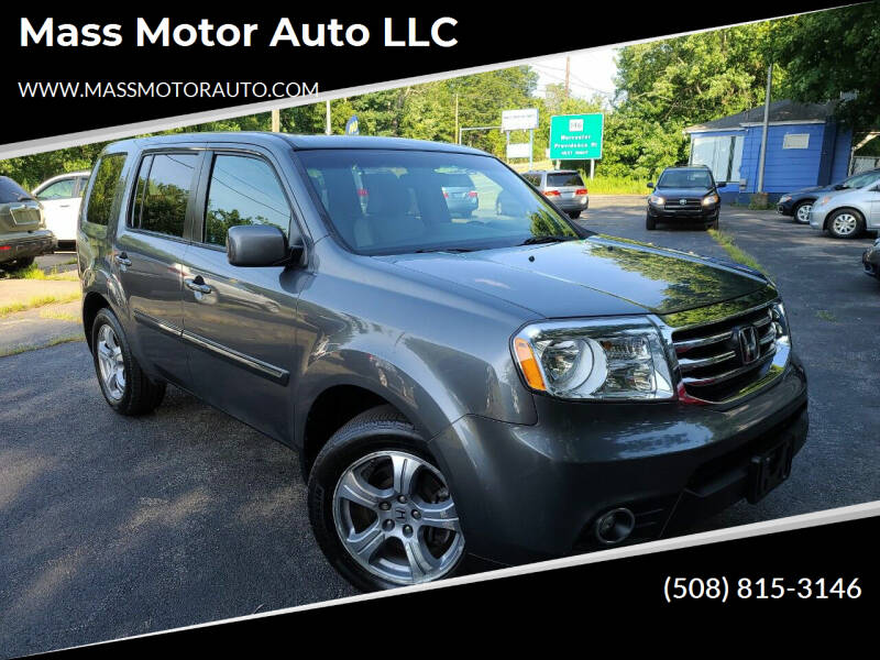 2012 Honda Pilot for sale at Mass Motor Auto LLC in Millbury MA