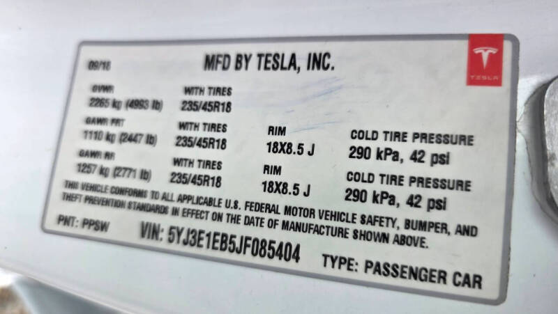 2018 Tesla Model 3 Long Range