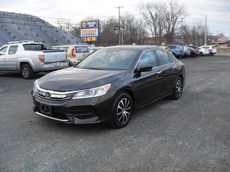 2016 Honda Accord for sale at BROTHERS AUTOMOTIVE in Westfield MA