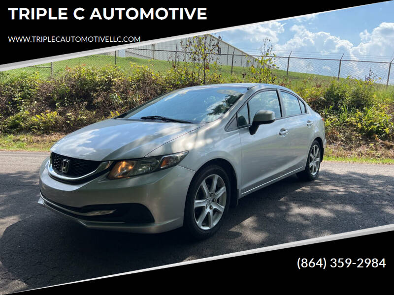 2013 Honda Civic for sale at TRIPLE C AUTOMOTIVE in Anderson SC