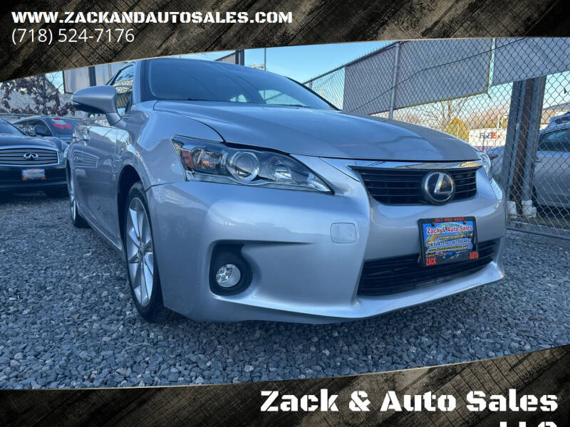 2013 Lexus CT 200h for sale at Zack & Auto Sales LLC in Staten Island NY