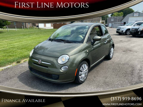 2012 FIAT 500 for sale at First Line Motors in Brownsburg IN