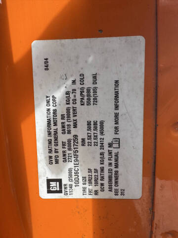 2004 GMC TopKick C6500