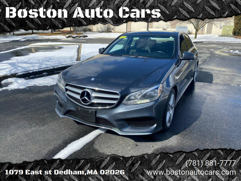 2014 Mercedes-Benz E-Class for sale at Boston Auto Cars in Dedham MA
