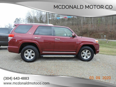 2012 Toyota 4Runner for sale at McDonald Motor Co in Harrisville WV