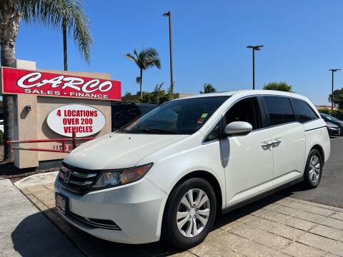 2016 Honda Odyssey for sale at CARCO OF POWAY in Poway CA