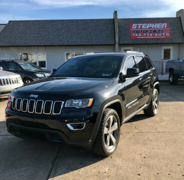 2017 Jeep Grand Cherokee for sale at Stephen Motor Sales LLC in Caldwell OH