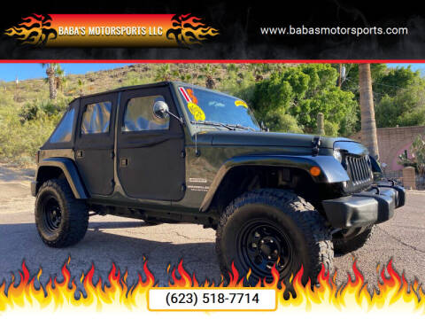 2015 Jeep Wrangler Unlimited for sale at Baba's Motorsports, LLC in Phoenix AZ