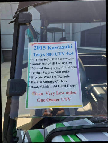2015 Kawasaki Teryx