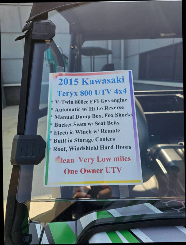 2015 Kawasaki Teryx