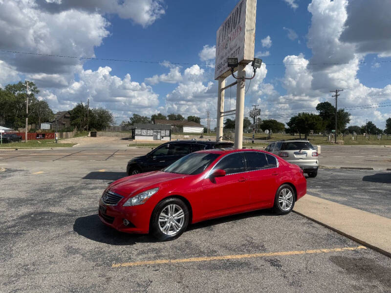 2012 INFINITI G Sedan 37 Journey