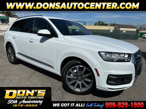 2018 Audi Q7 for sale at Dons Auto Center in Fontana CA