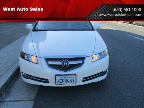 2008 Acura TL for sale at West Auto Sales in Belmont CA