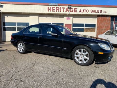 2006 Mercedes-Benz S-Class for sale at Heritage Auto Sales in Waterbury CT