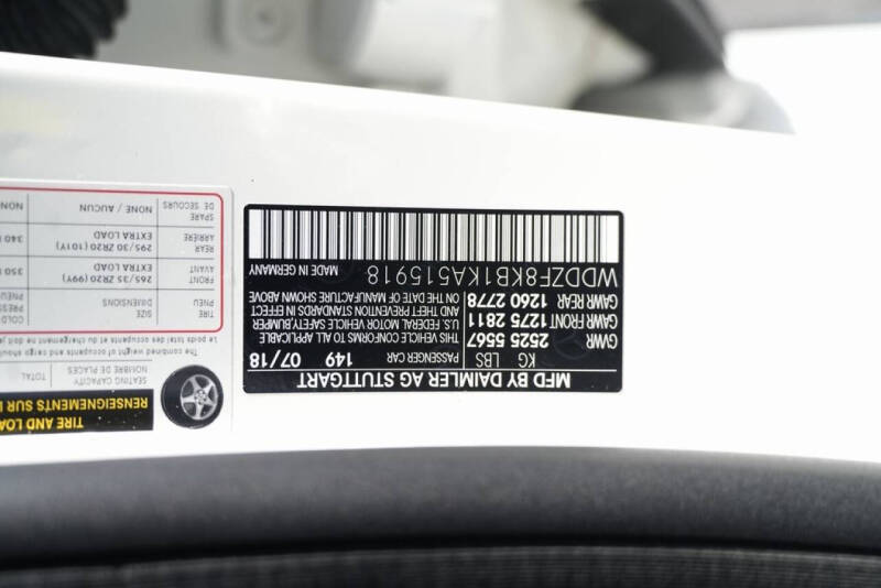 2019 Mercedes-Benz E-Class AMG E 63 S