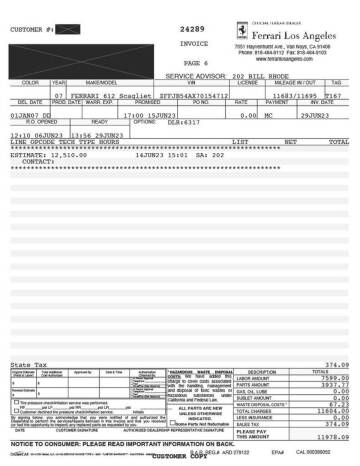 2007 Ferrari 612 Scaglietti