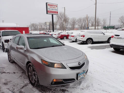 2012 Acura TL for sale at Marty's Auto Sales in Savage MN