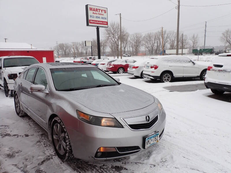 2012 Acura TL for sale at Marty's Auto Sales in Savage MN