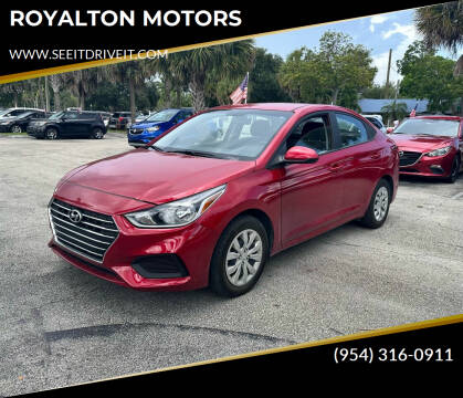 2021 Hyundai Accent for sale at ROYALTON MOTORS in Plantation FL