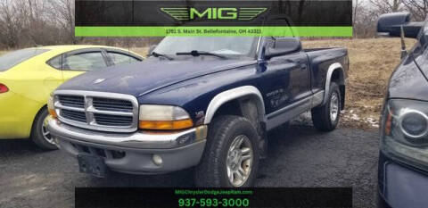 2001 Dodge Dakota for sale at MIG Chrysler Dodge Jeep Ram in Bellefontaine OH