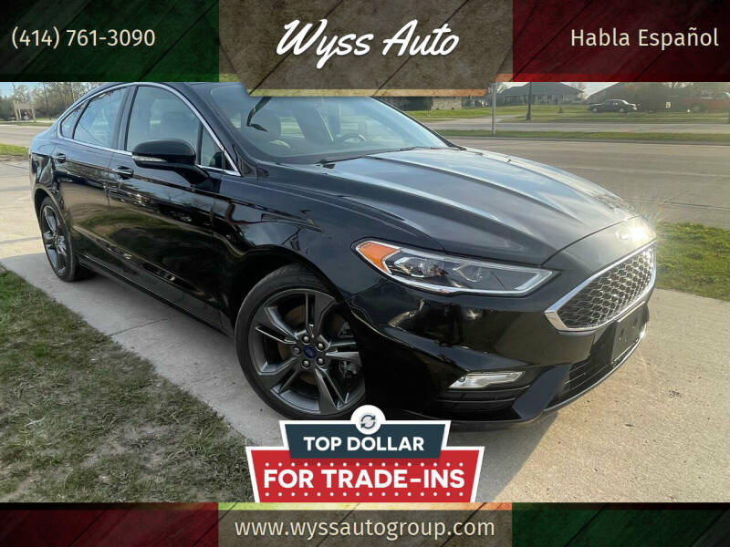 2018 Ford Fusion for sale at Wyss Auto in Oak Creek WI