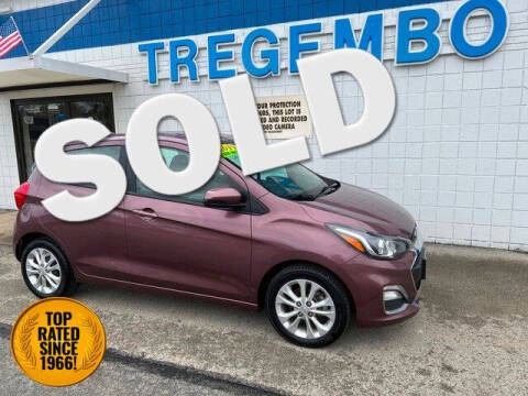 2019 Chevrolet Spark for sale at TREGEMBO MOTORS in Bentleyville PA