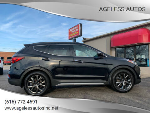 2017 Hyundai Santa Fe Sport for sale at Ageless Autos in Zeeland MI