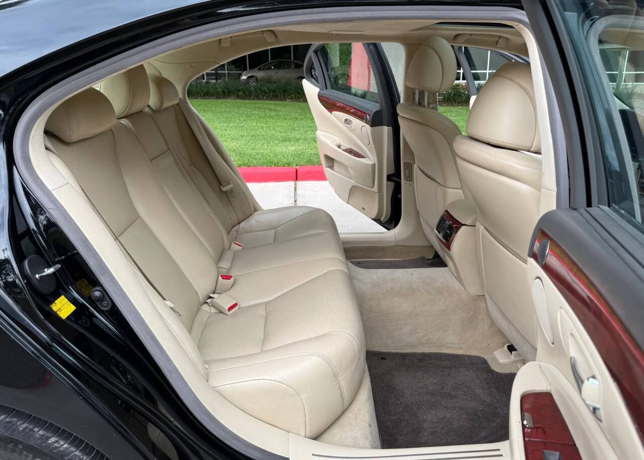 Black 2011 Lexus LS 460 L L 4dr Sedan 16