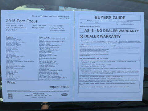 2016 Ford Focus SE