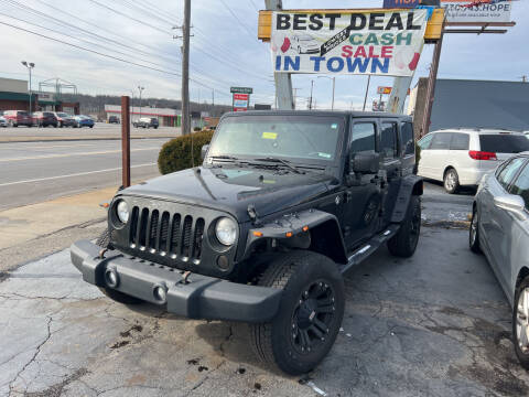 2012 Jeep Wrangler Unlimited for sale at JORDAN AUTO SALES in Youngstown OH