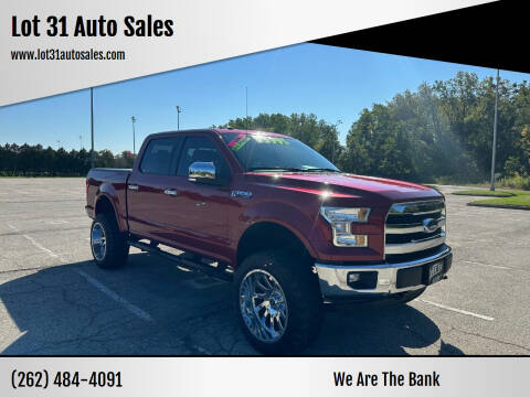 2017 Ford F-150 for sale at Lot 31 Auto Sales in Kenosha WI