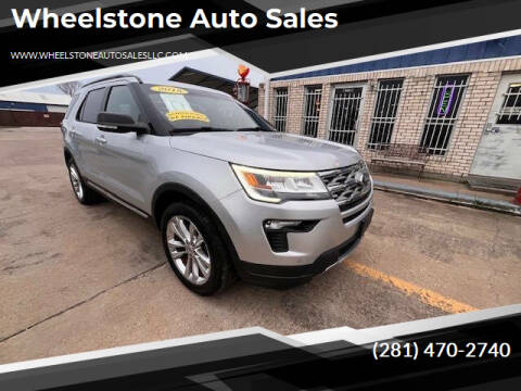 2018 Ford Explorer for sale at Wheelstone Auto Sales in La Porte TX