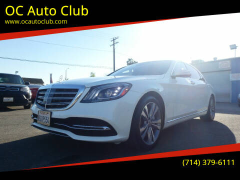 2018 Mercedes-Benz S-Class for sale at OC Auto Club in Midway City CA